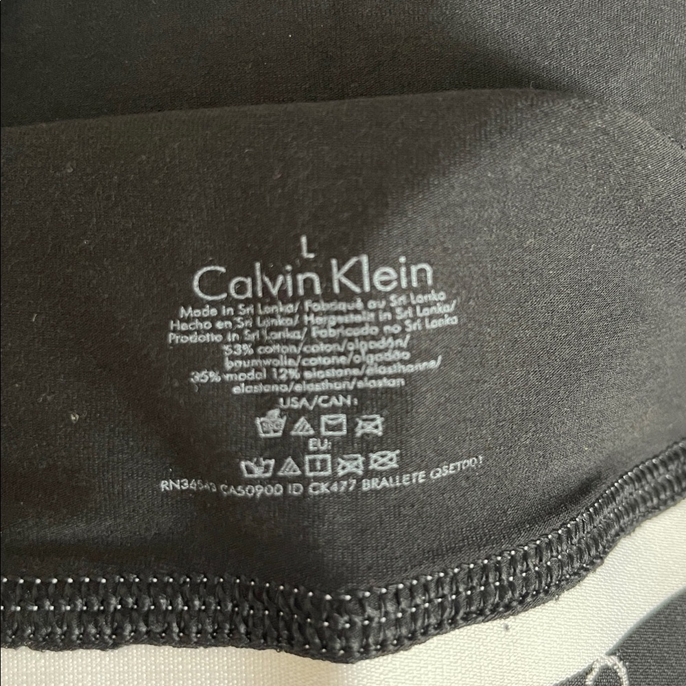 Calvin Klein Modern Cotton Bralette and Panty Set Lingerie Lounge Set size Large - Picture 6 of 6